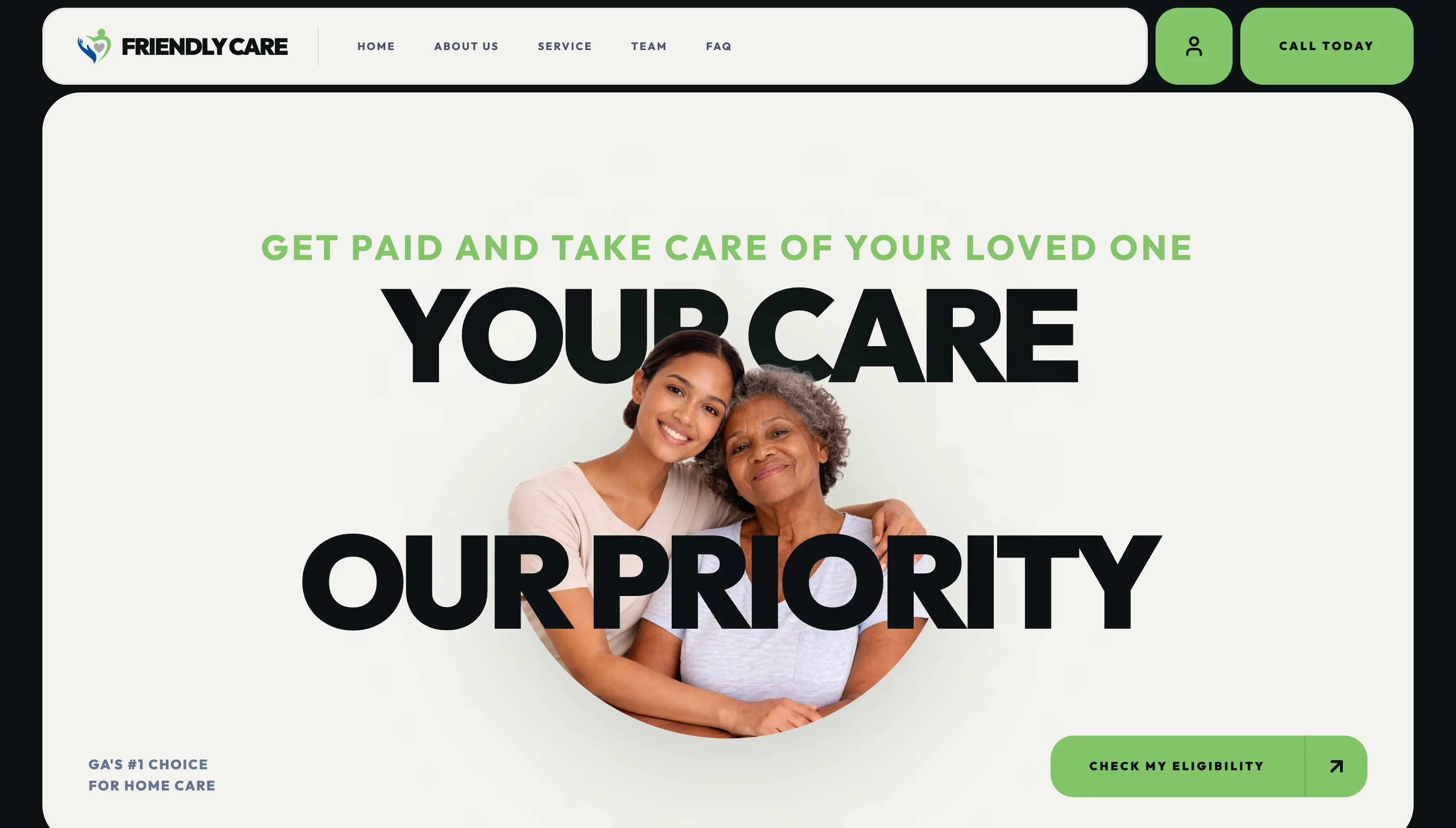 Friendly Care Agency project preview