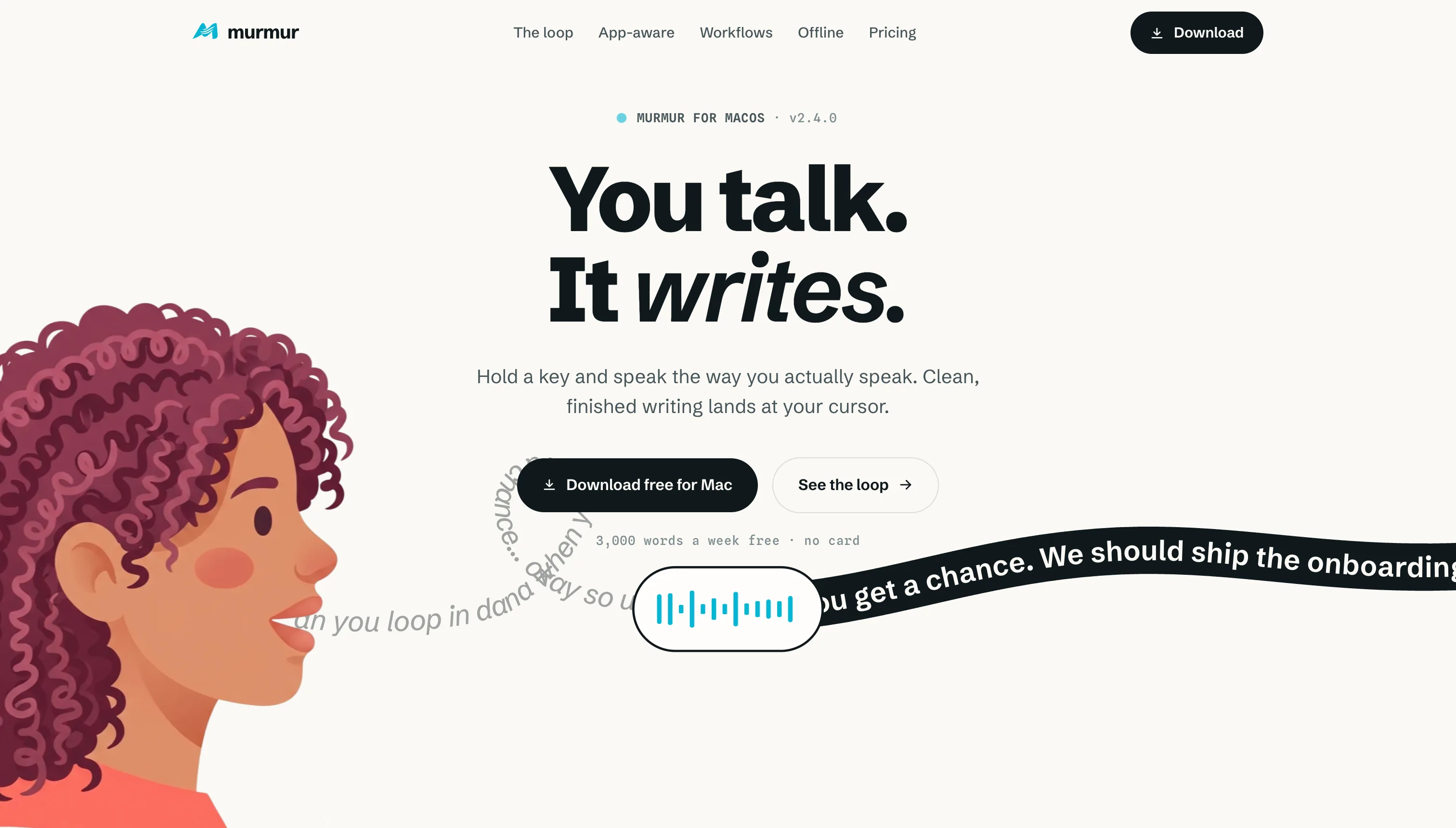 Murmur project preview
